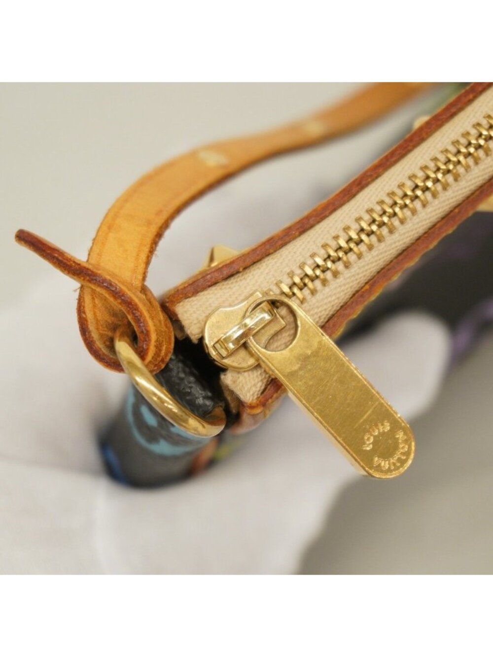 Louis Vuitton Pouch Monogram Multicolor Pochette Noir - Picture 10 of 10